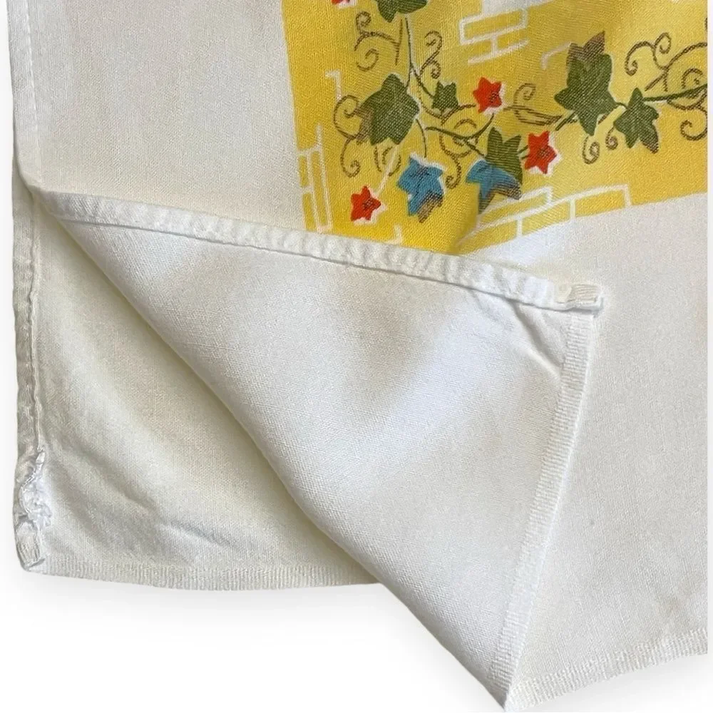Vintage MidCentury French Cafe Kitchen Graphic Rectangular Tablecloth
